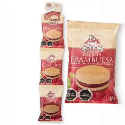 Nutra Bien Alfajor Delicia Frambuesa Tira