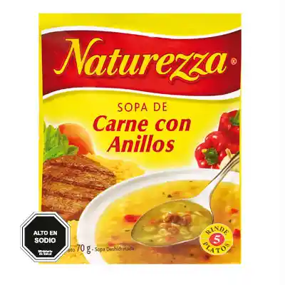 Naturezza Sopa De Carne Con Anillos