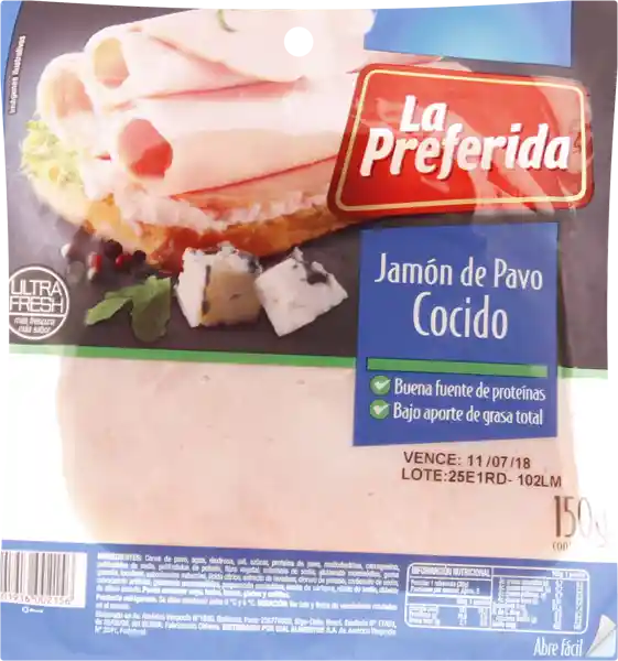 La Preferida Jamon Pavo Al Vacio