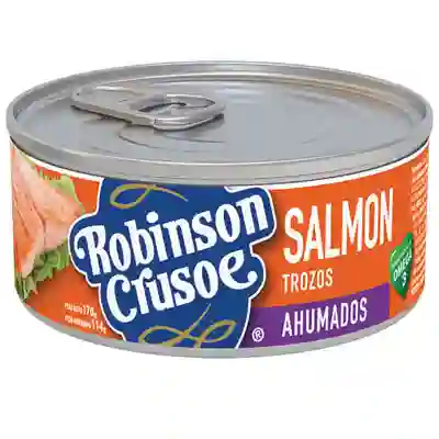 Robinson Crusoe Salmon Trozos Ahumados