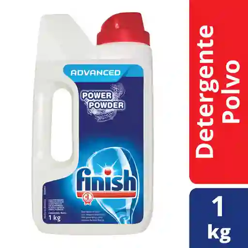 Finish Detergente en Polvo para lavavajillas Botella 1kg