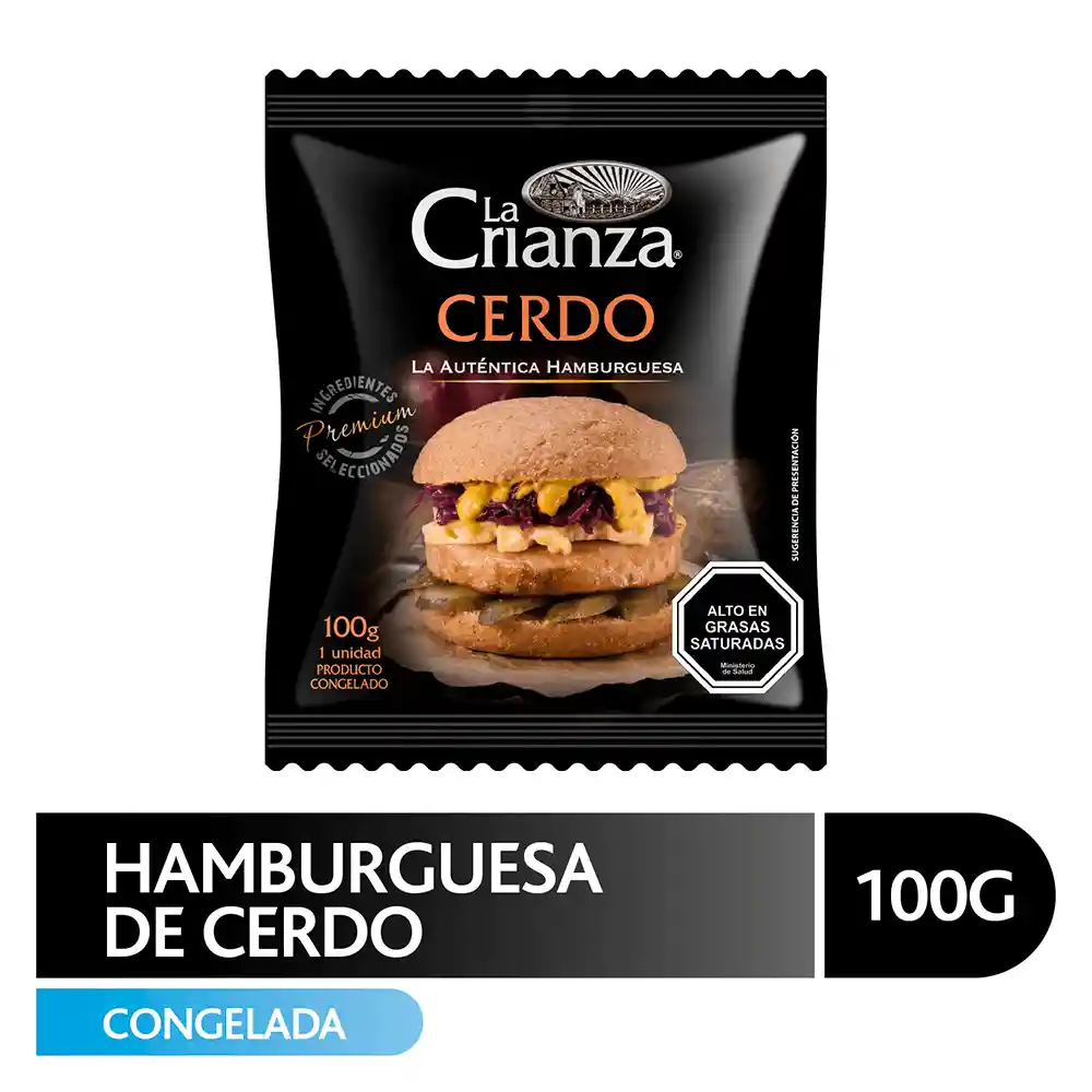 La Crianza Hamburguesa Cerdo