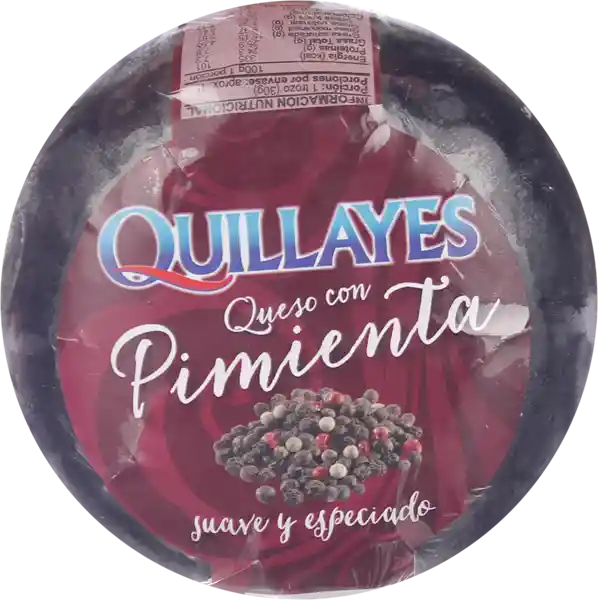 Queso Quillayes Pimienta Kg