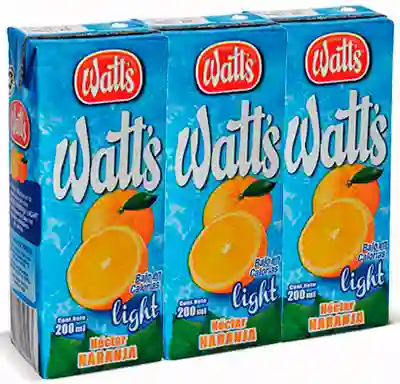 Watts Watt S Recreo Light Naranja Pk200X3 Ctn