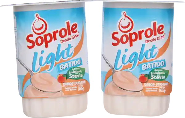 Soprole Yogurt Batido Light Durazno