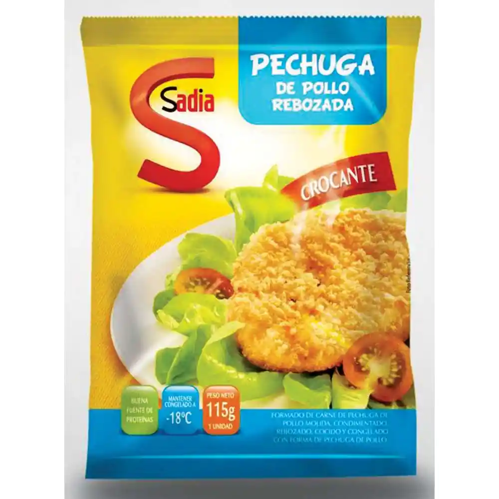 Sadia pechuga de pollo rebozada