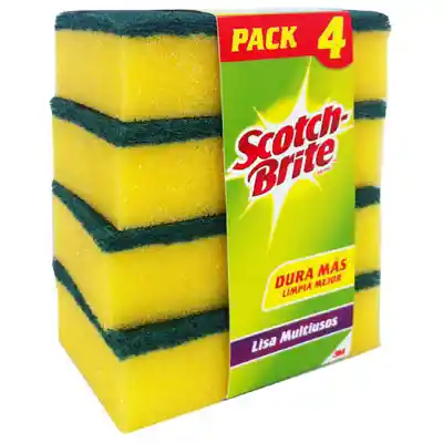 Scotch Brite Esponja Lisa Multiuso