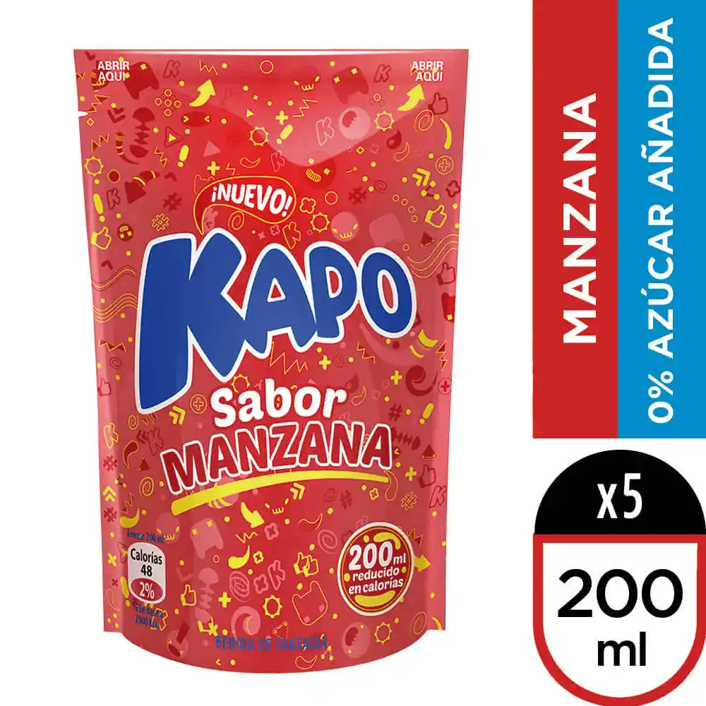 Kapo Jugo Manzana 5 U