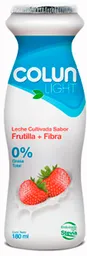Colun Leche Cultivada Light Frutilla Bot Pack 6 Un