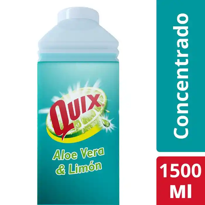 Quix Lava Vajilla Concentrado con Aloe Vera y Limón 