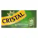 Cristal Cerveza Lager en Lata x 18 Unidades