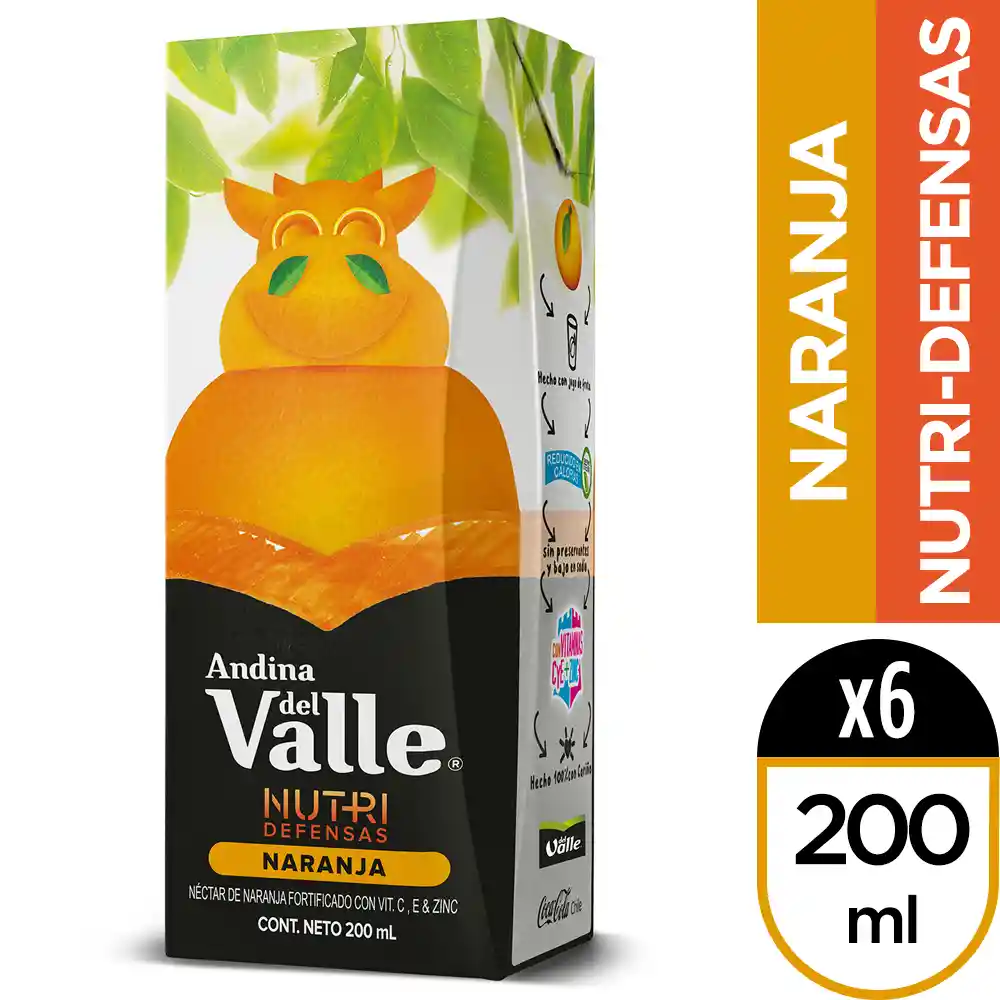 Andina Néctar Nutridefensas Naranja 6 U