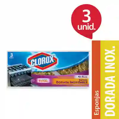 Clorox Esponja Dorada Inoxidable