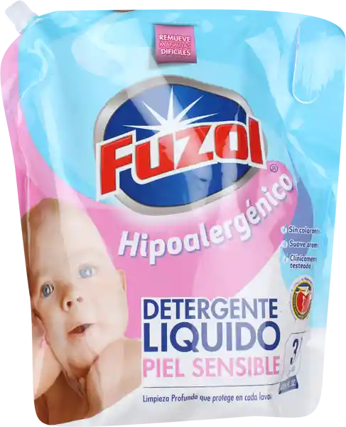 Fuzol Detergente Liquido Hipoalergenico Piel Sensible