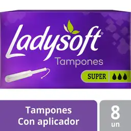 Ladysoft Tampones con Aplicador Super