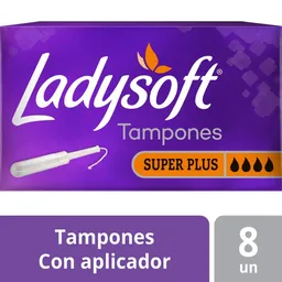 Ladysoft Tampones Con Aplicador Super Plus