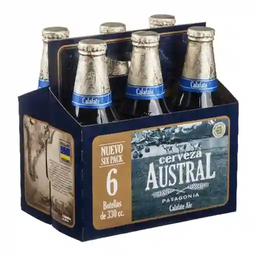 Austral Cerveza Patagonia Calafate Ale x 6 Unidades