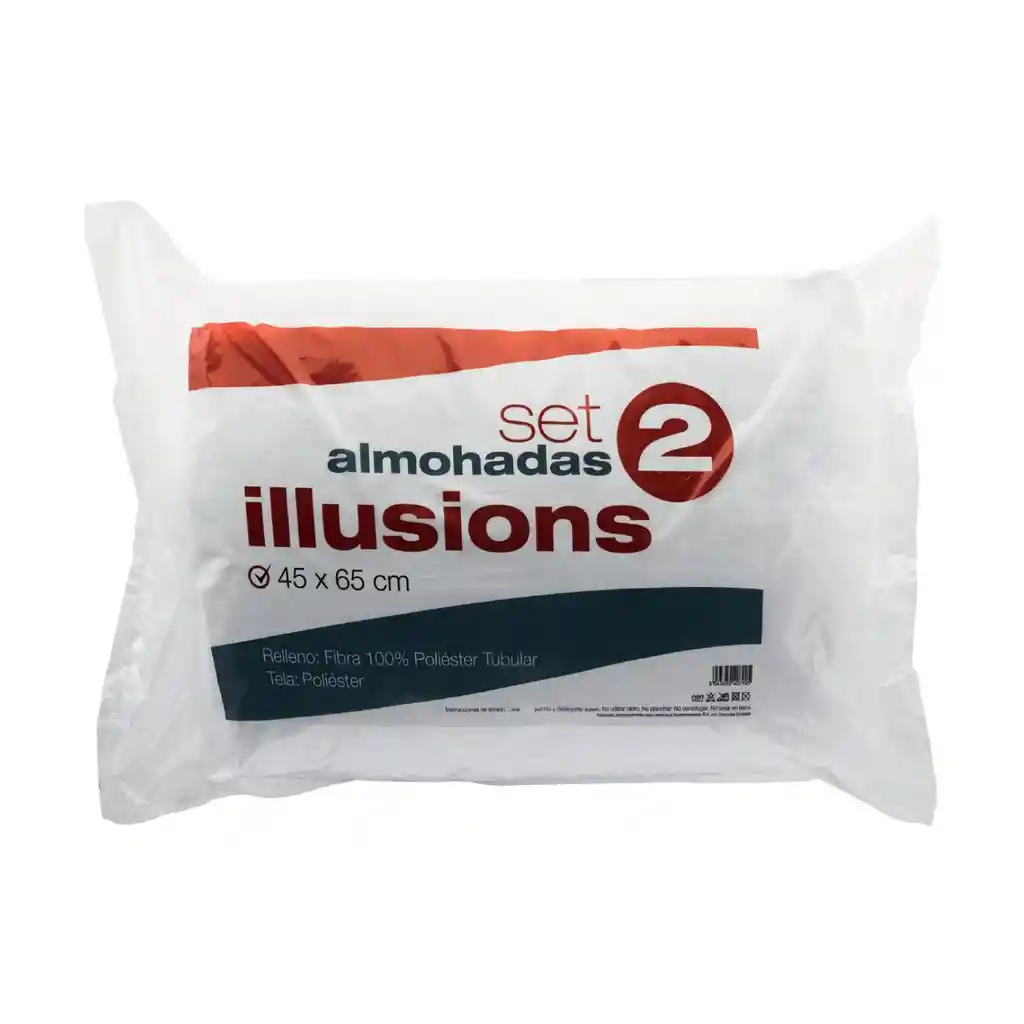 Almohada illusion Twin Pack 45x65 cm 2 Unid