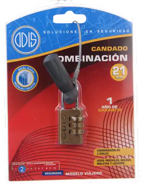 Candado Viajero Cp Con Clave Standard