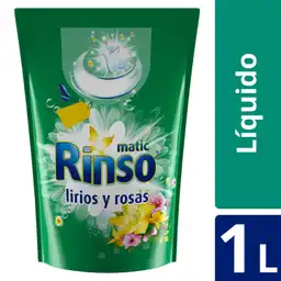 Rinso Detergente Líquido Lirios y Rosas Matic 