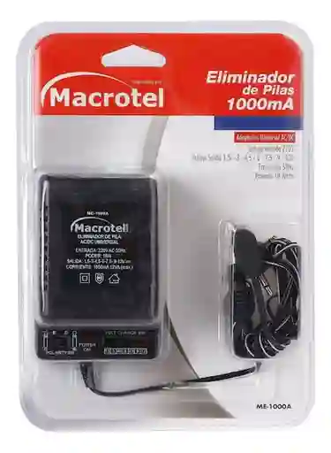 Transformador Eliminador de Pila  1000mA 3-12V