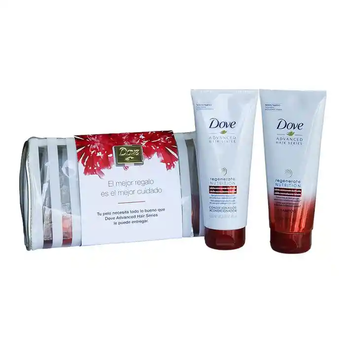Dove Estuche Adv Sh 200Ml+Bal 200Ml+Cosmet