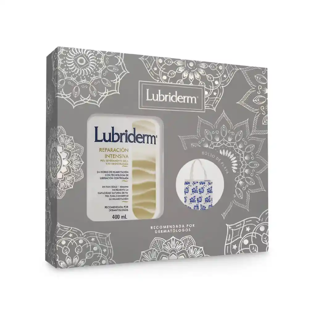 Lubriderm Crema Corporal Reparación Intensiva + Bolso de Playa