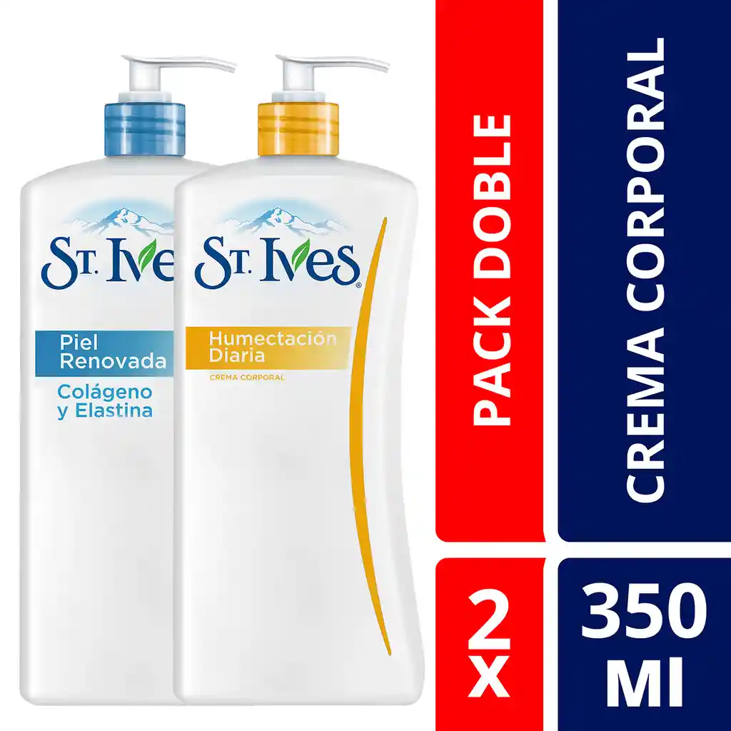 ST. Ives Estuche Crema Corporal Humectación Diaria y Piel Renovada