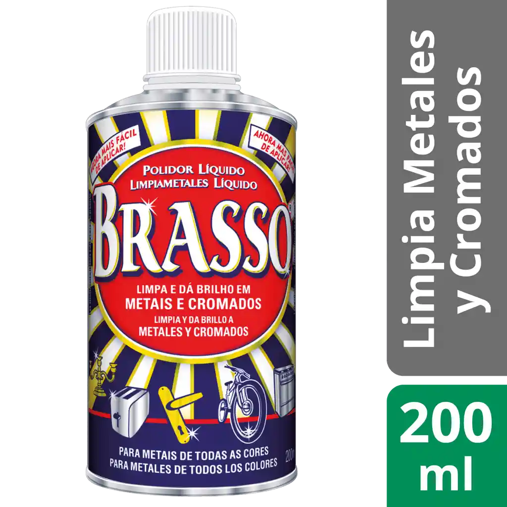 Brasso Limpia Metales 200ml