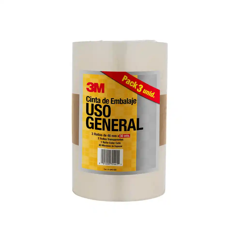 3M Cinta de Embalaje Uso General