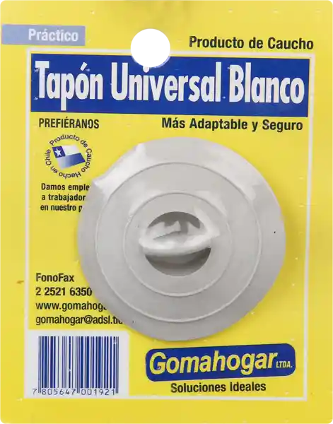 Tapon Universal Blanco
