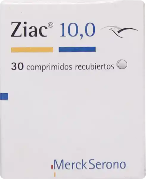 Ziac Hipotensores Com.10.0Mg.30