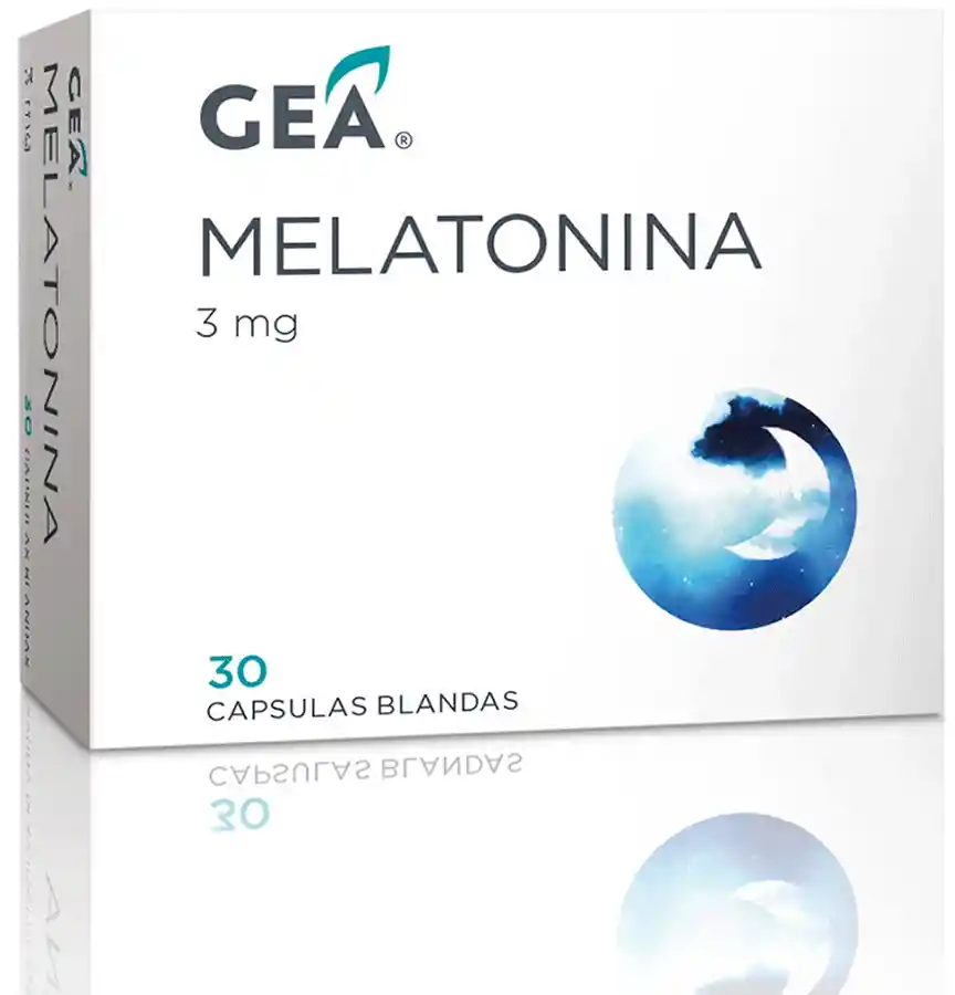 Gea Melatonina en Cápsulas Blandas (3 mg)