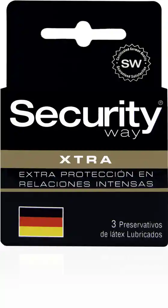 Preservativos y Accesorios Security Xtra Resistente X3