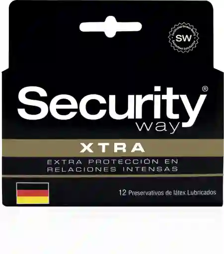 Security Way Preservativos Xtra x 12 Unidades