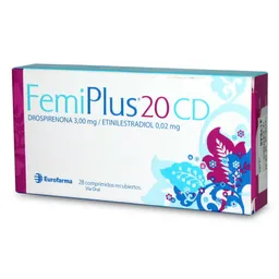 Femiplus Anticonceptivos 20 Cd Com.28