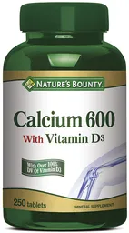 Calcium Vitaminas Y Minerales Nb 600 Com.250