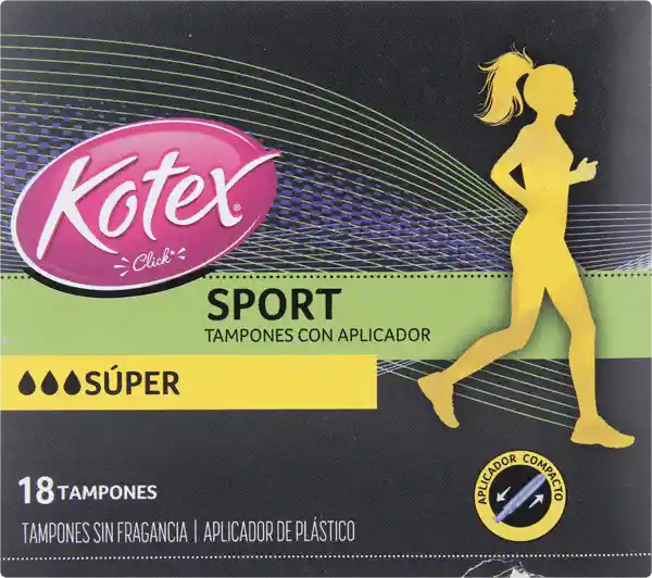 Kotex Tampones Evo.Clic.Tam.Supx18