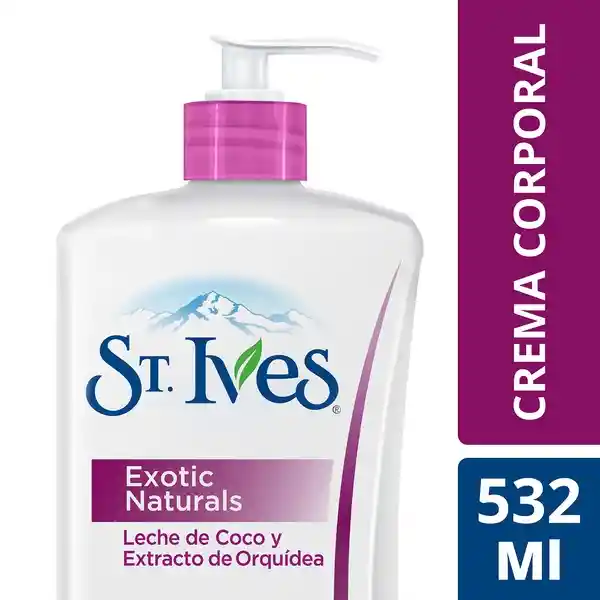 ST. Ives Crema Corporal Exotic Naturals Leche de Coco y Extracto de Orquídea