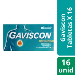 Gaviscon Tabletas Original 250 gr x 16