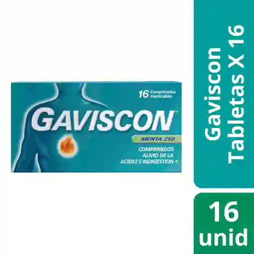 Gaviscon Tabletas Original 250 gr x 16