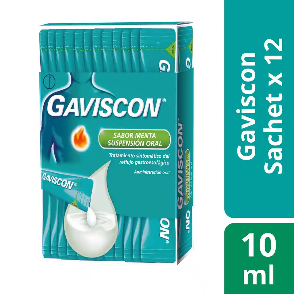 Gaviscon Liquido Sachet Original 10 ml x 12