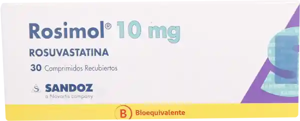 Rosimol Hipolipemiantes Com.Rec.10Mg.30