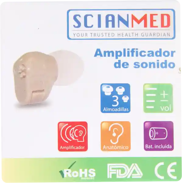 Accesorios de Oido Scianmed Amplificador Sonido Mp022