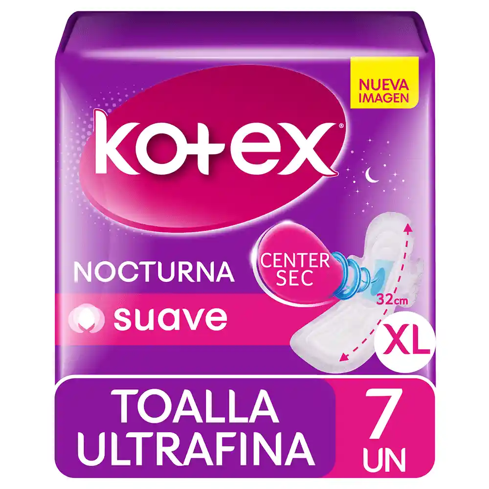 Kotex Toalla Higiénica Nocturna Ultrafina Xl