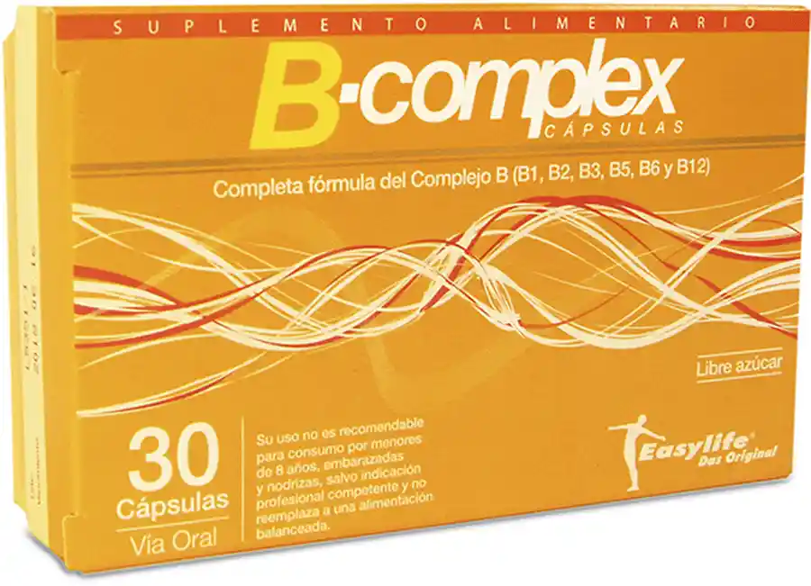 B-Complex Vitaminas Y Minerales El. Cap.30