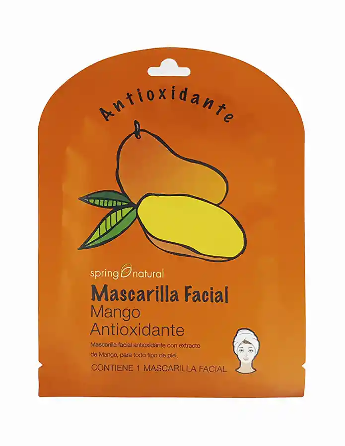 Spring Natural Mascarilla Facial de Mango Antioxidante