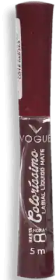 Vogue Labial Colorissimo Liquido Mate Granate