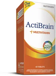 Acti Brain Vitaminas Y Minerales Multivit.Tab.60