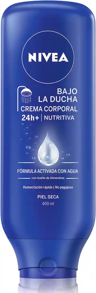 Nivea Crema Corporal  Bajo La Ducha Nutritiva Piel Seca